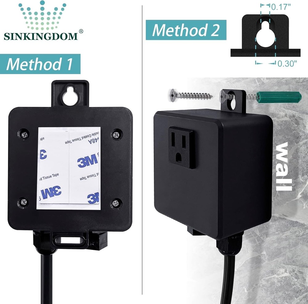 SINKINGDOM Garbage Disposal SinkTop Air Switch Kit with Long ButtonBrass
