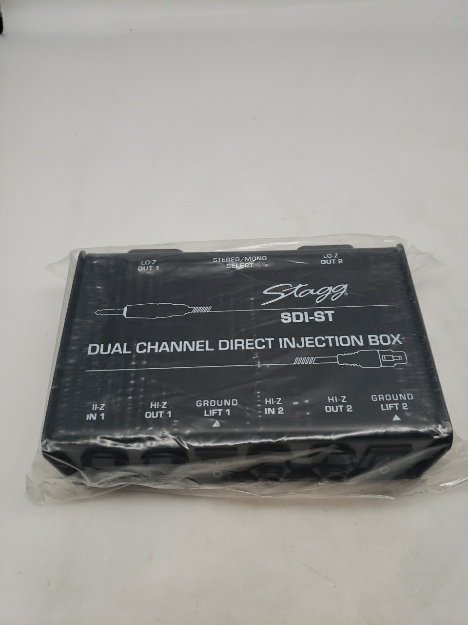 NIP Stagg SDI-ST Dual Channel Direct Injection DI Box With Stereo / Mono Switch