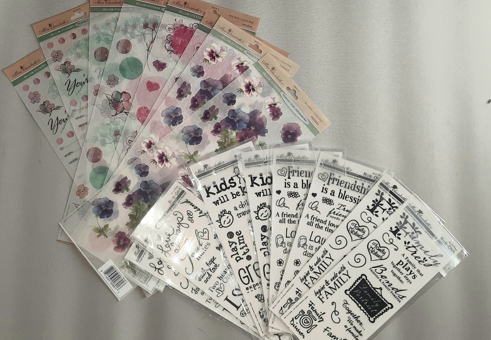 scrapbooking supplies lot