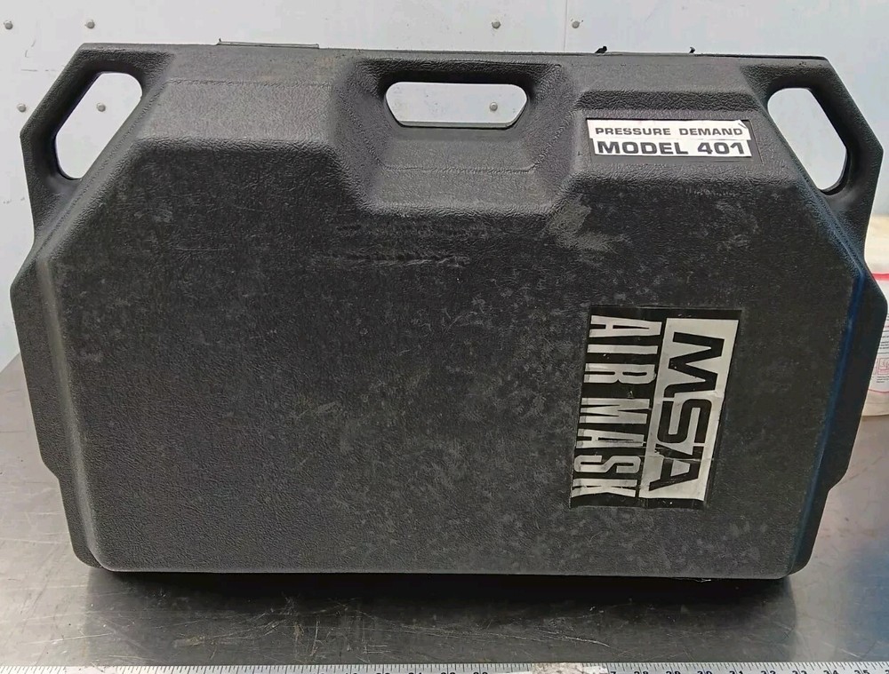 MSA Air Mask Model 401 Pressure Demand Type, Tank and Case ONLY