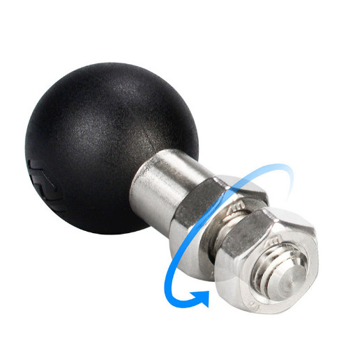 Motorcycle Handlebar Mount Rearview Mirror 25mm M8/M10 Thread Ball Head Adapter
