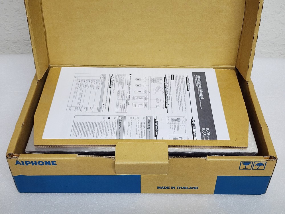 New Aiphone IX-DF IP Addressable Flush Mount Video Door Station