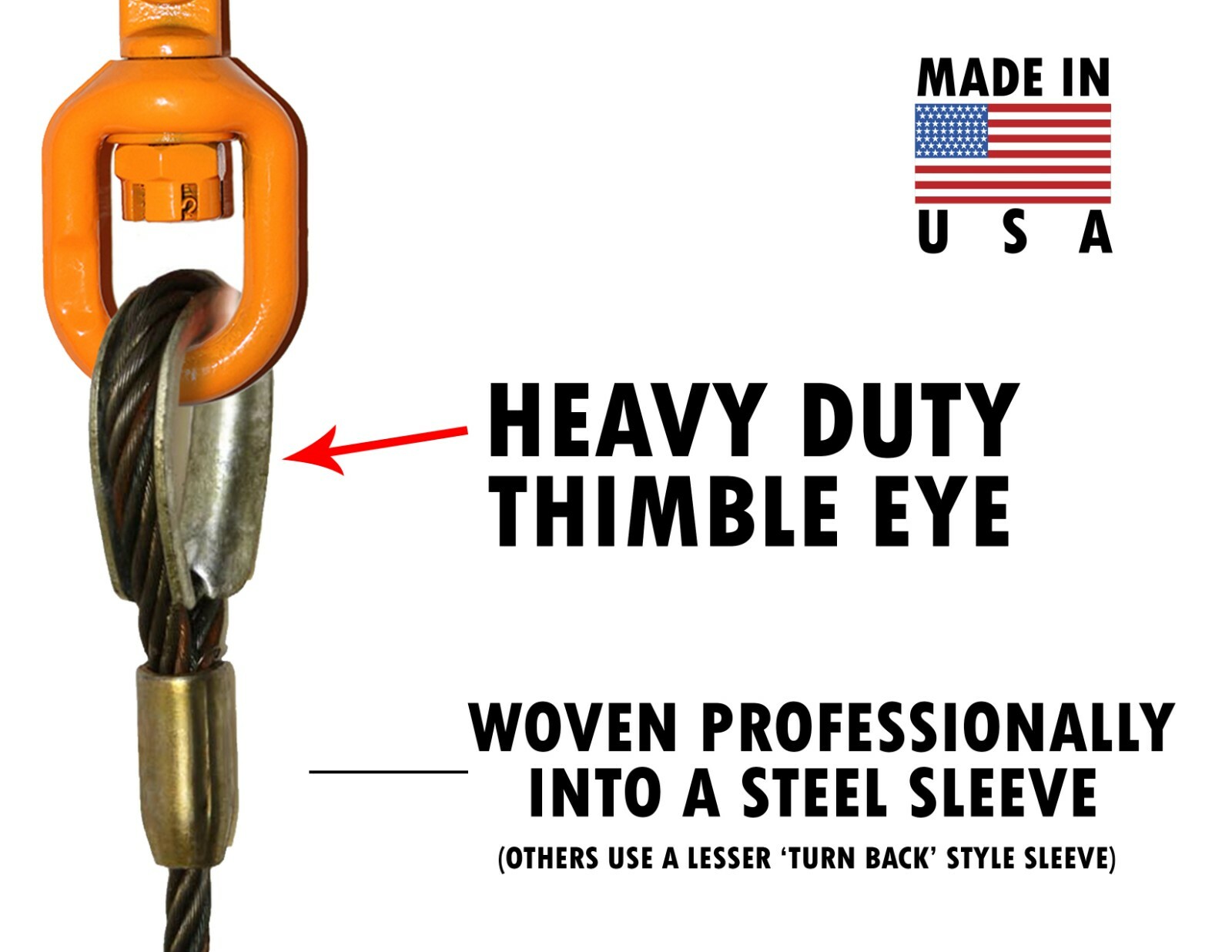 3/8 x 150' Winch Line Self Locking Hook Tow Cable Wrecker Truck USA