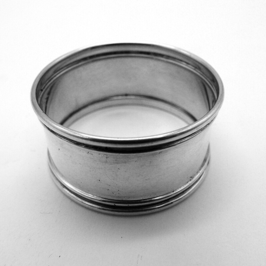 Plain Napkin Ring Webster Sterling Silver No Mono