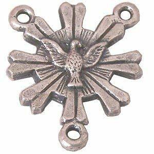 Holy Spirit - Dove - center piece - Pewter (1.6cm-0.6")