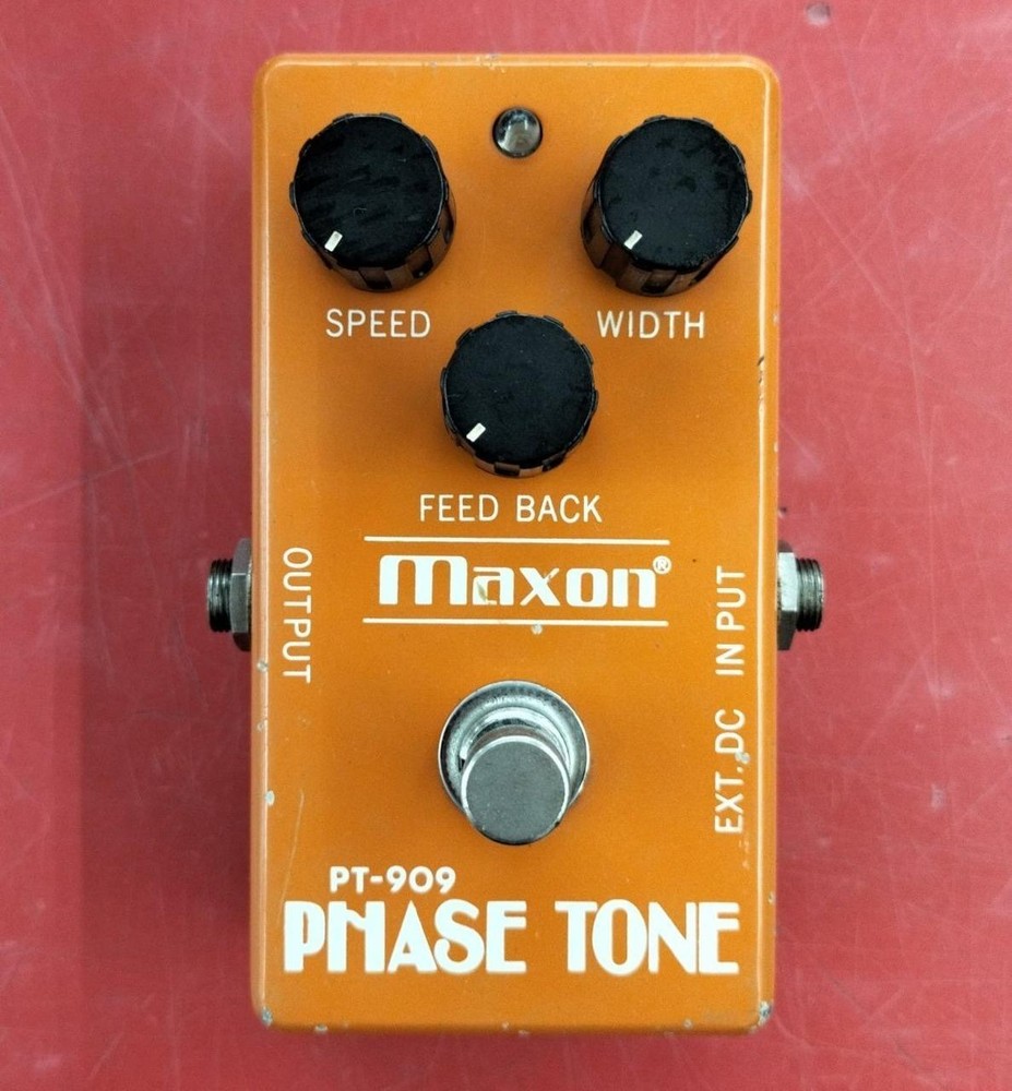 Maxon PT-909 Phase Tone Phaser Guitar Effect Pedal