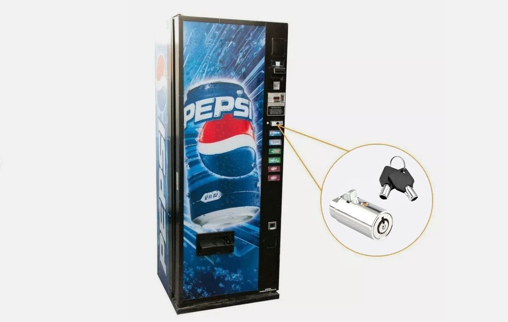 25 Vending machine T handle Plug Lock KEYED ALIKE Dixie Narco Vendo