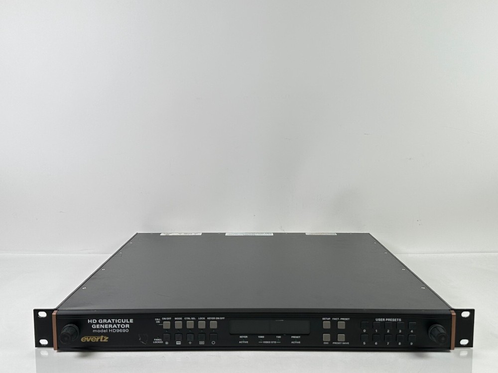 EVERTZ HD9690 HD GRATICULE GENERATOR