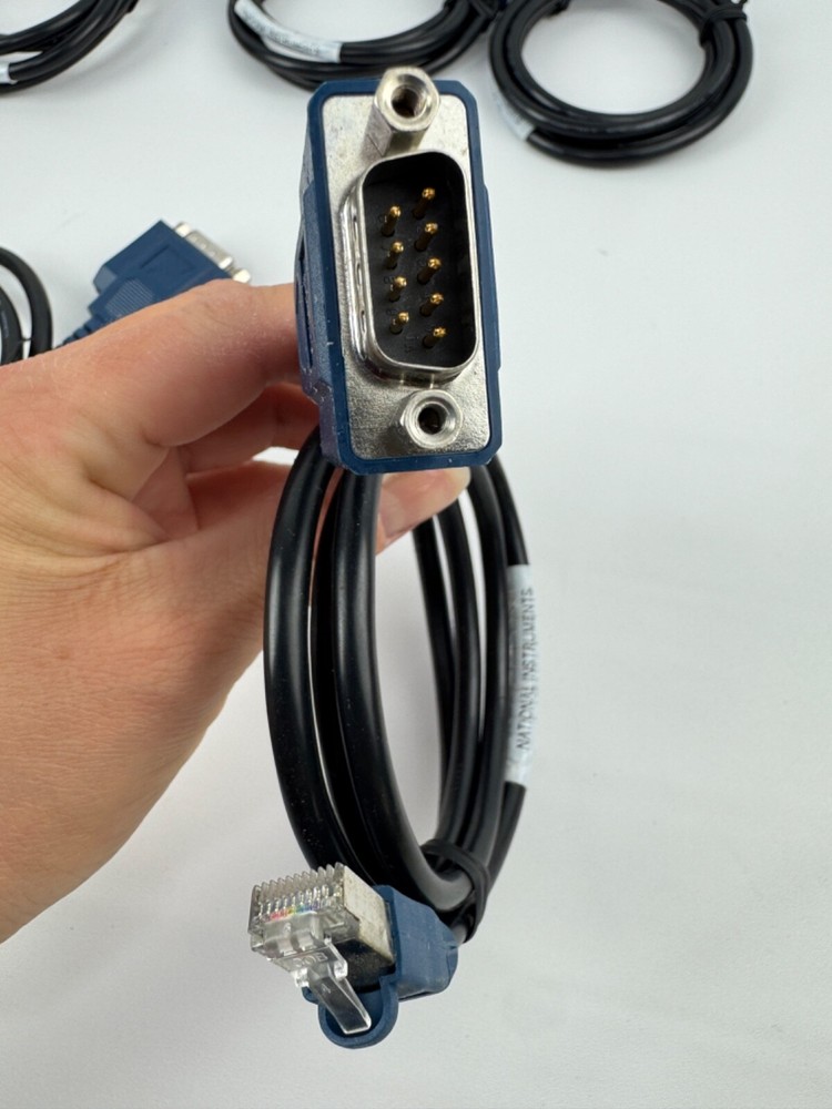 x(12) NATIONAL INSTRUMENTS 10 MOD TO 9 DSUB CABLE # 182845C-01