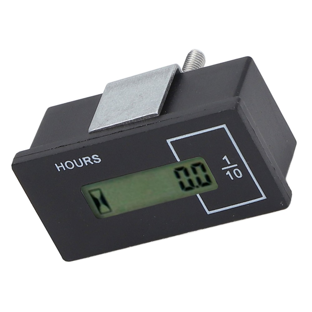 Excavator Hour Meter LCD Display Universal Built In Chip Multiple Uses Elect CST