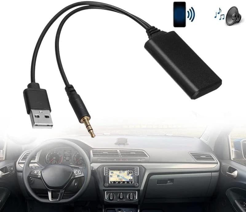 Wireless Bluetooth AUX Audio Receiver Adapter Car Universal Cable Music Player