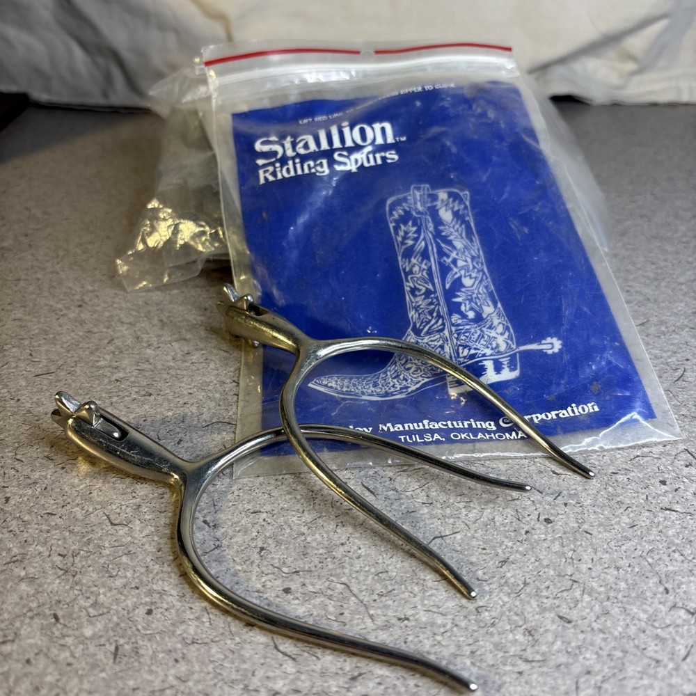 Stallion Riding Spurs From Tulsa Ok