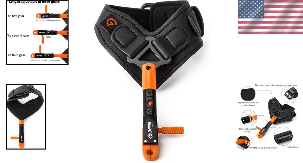Versatile Archery Release Aid with Comfortable Strap - Accurate & Safe Shooting