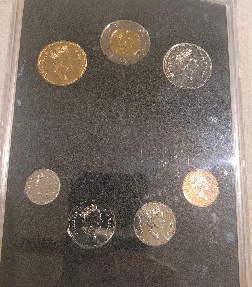 1999 Tiny Treasures Uncirculated Coint Set - Royal Canadian Mint-opened