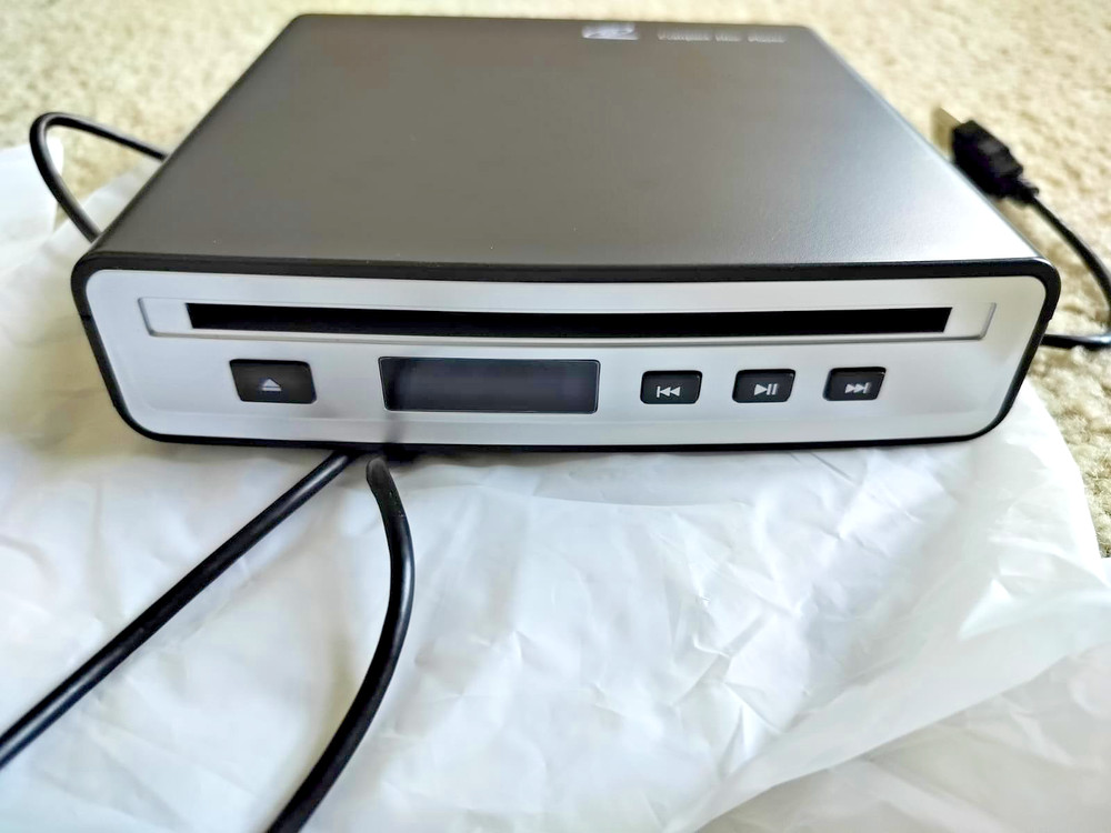 Portable External CD Player for Car w/ Bluetooth and USB Connection *READ DESC*