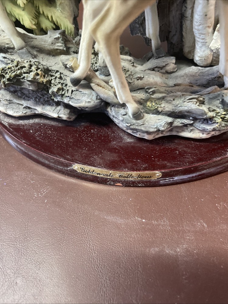 Golden Vale Collections Deer Clock