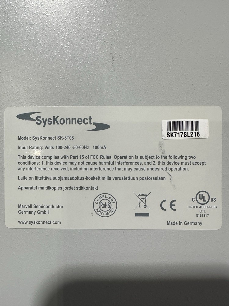 SK- 8T08 SkysKonnect Network Switch