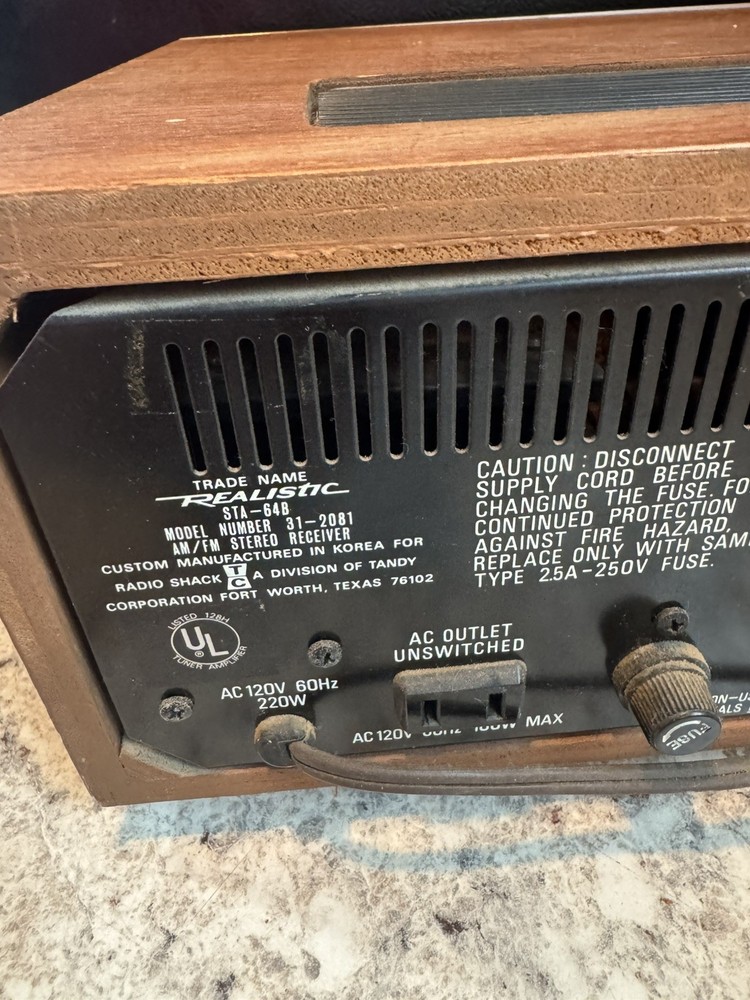 Realistic STA-64B Receiver