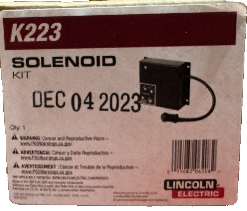 Lincoln Electric K223 SOLENOID KIT.