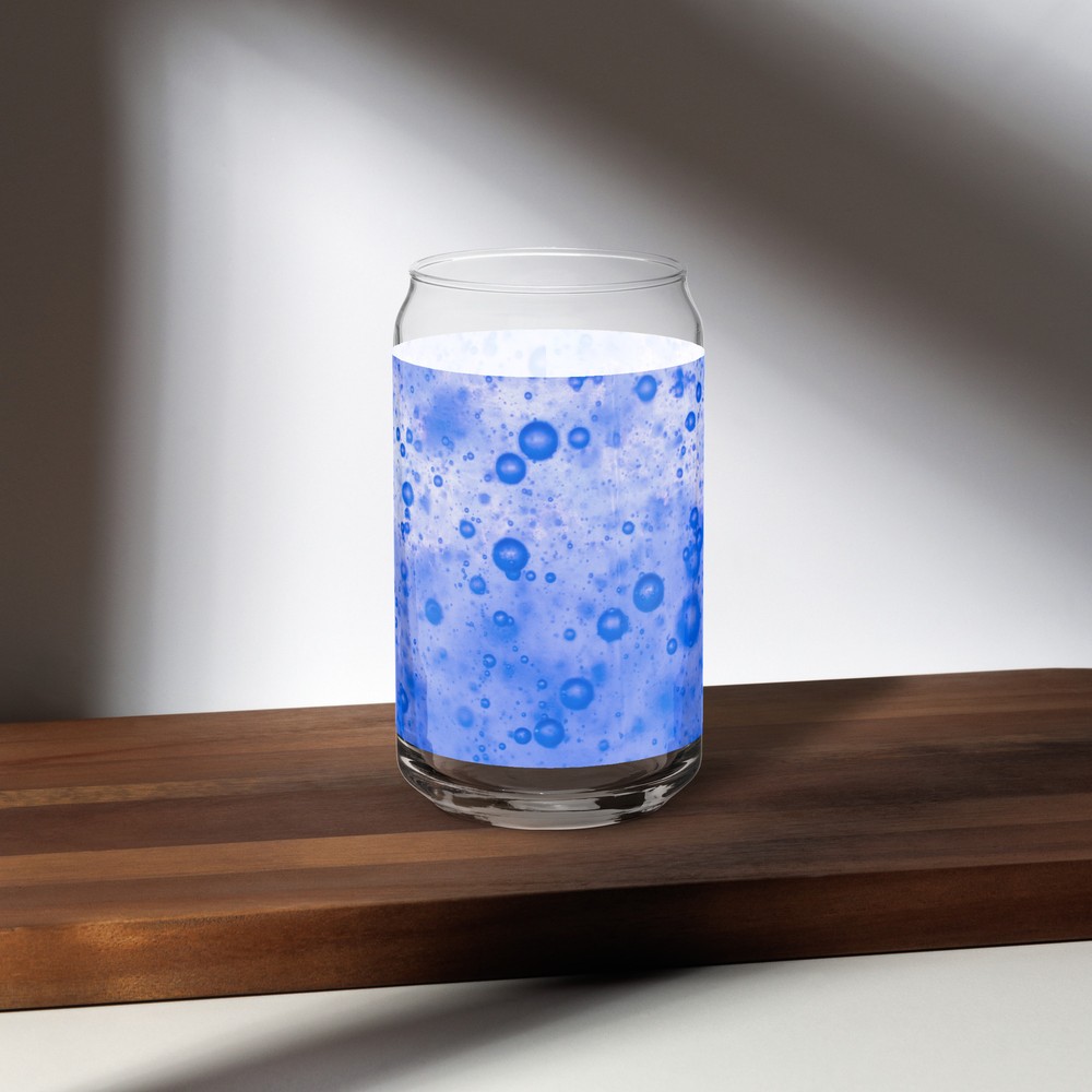 Macro Bubble Can-shaped glass