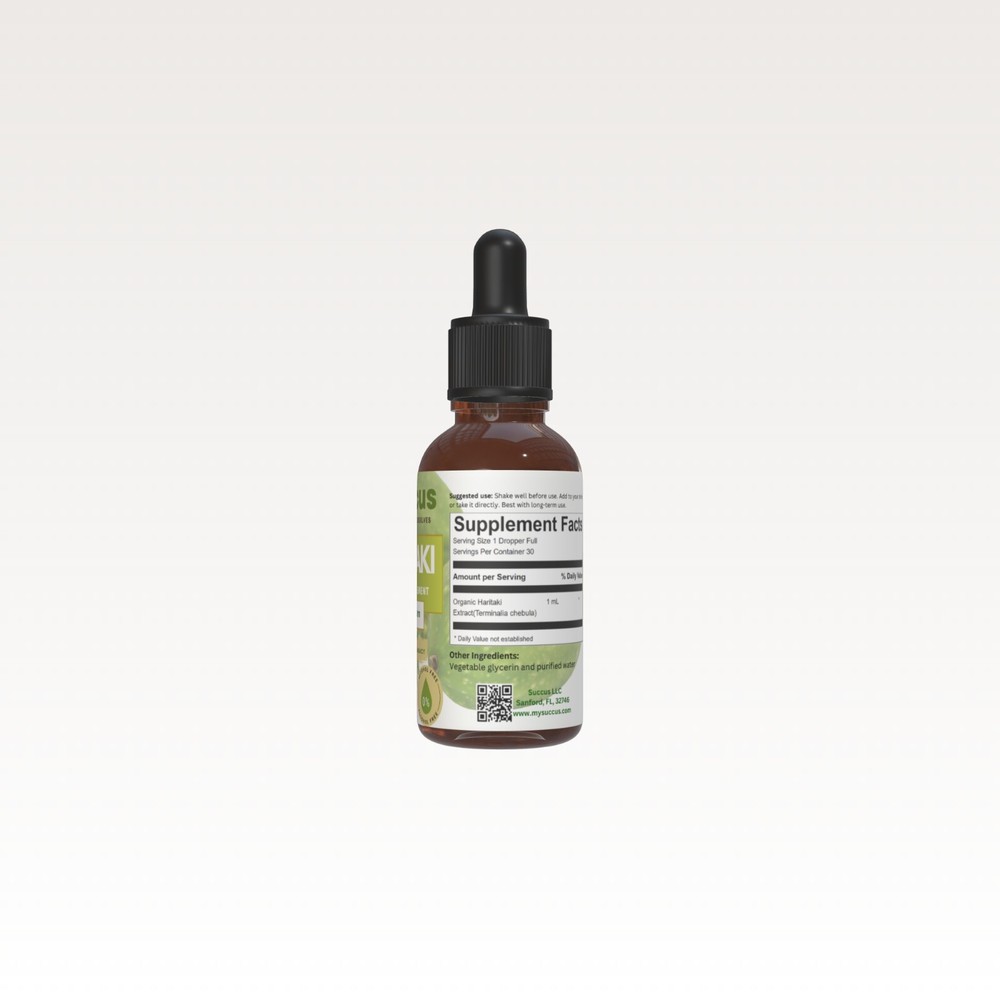 Haritaki Tincture - (Nervous System) - Alcohol Free