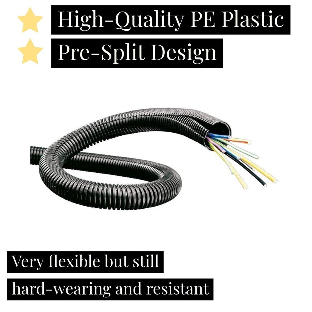 Duct Split Cable Neat Flexible Pipe Well Protection Piping Pe