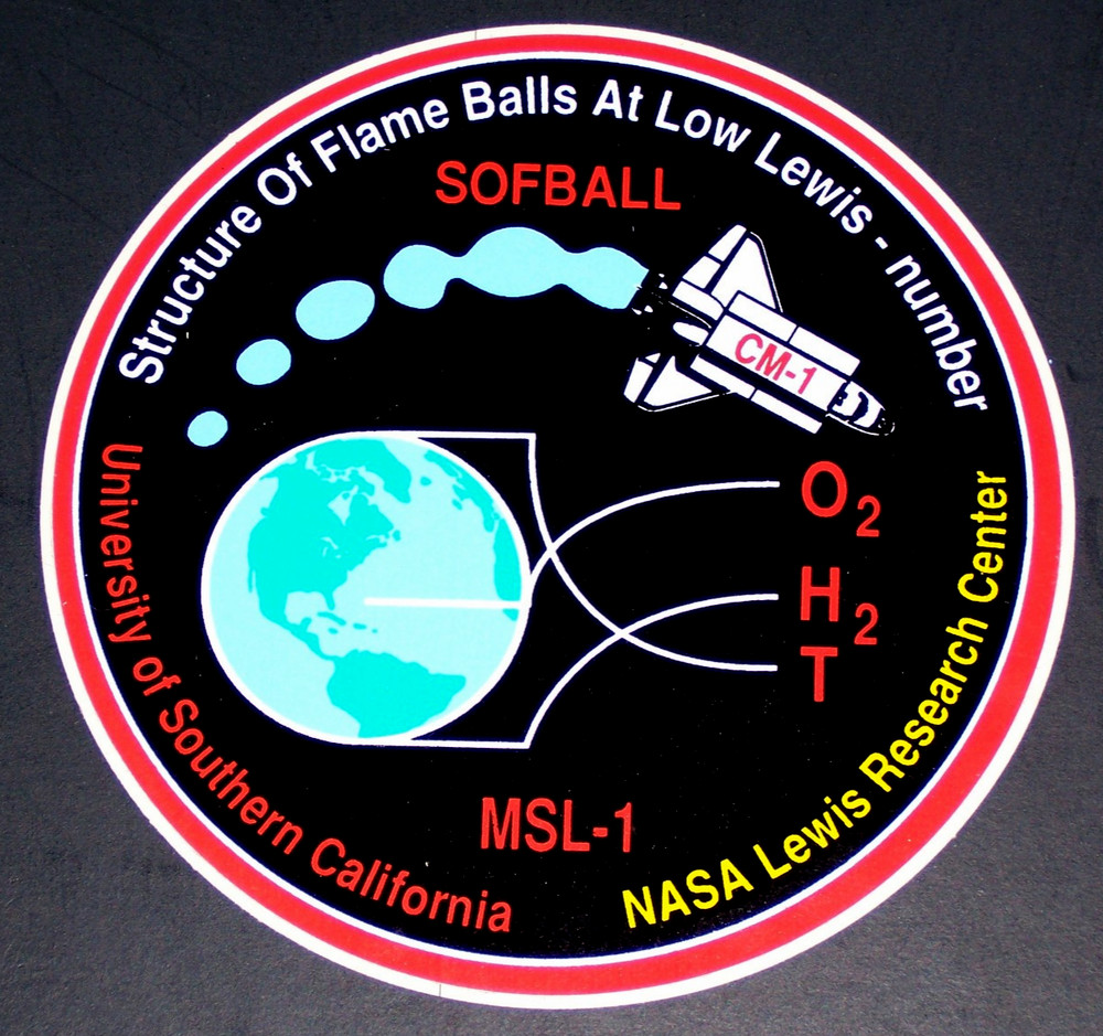 NASA -  MSL 1 Mission SOFBALL -  Sticker -  4 1/2 "