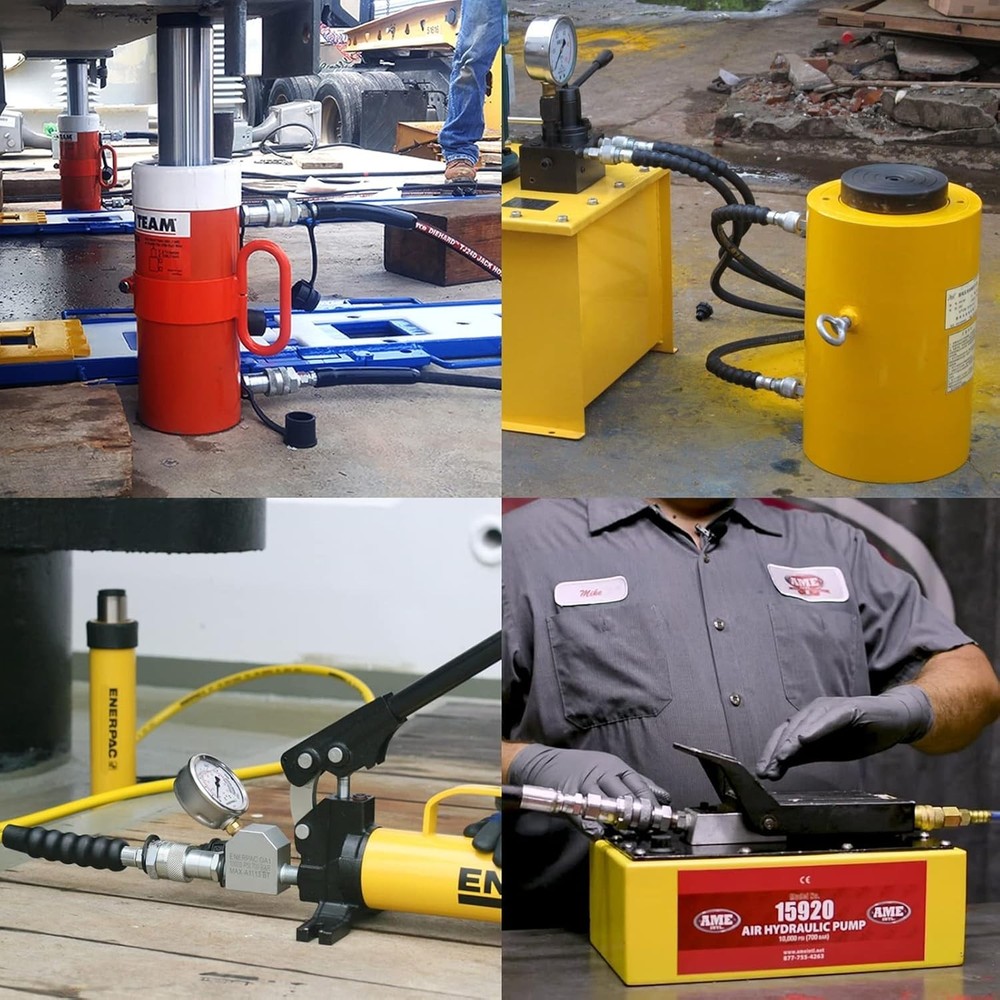 3/8" Hydraulic Quick Coupler Set - Replace Enerpac C-604, 10,000 PSI Performance