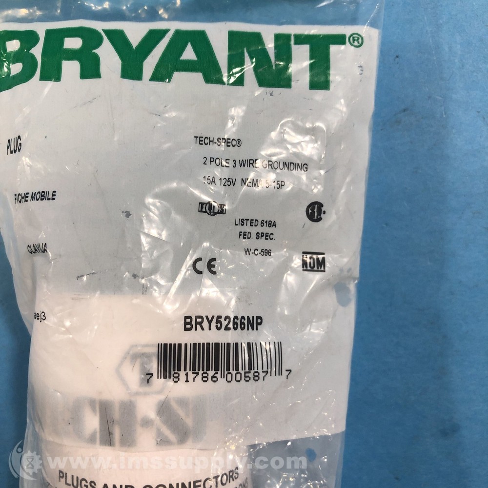 Bryant BRY5266NP Industrial Plug FNFP