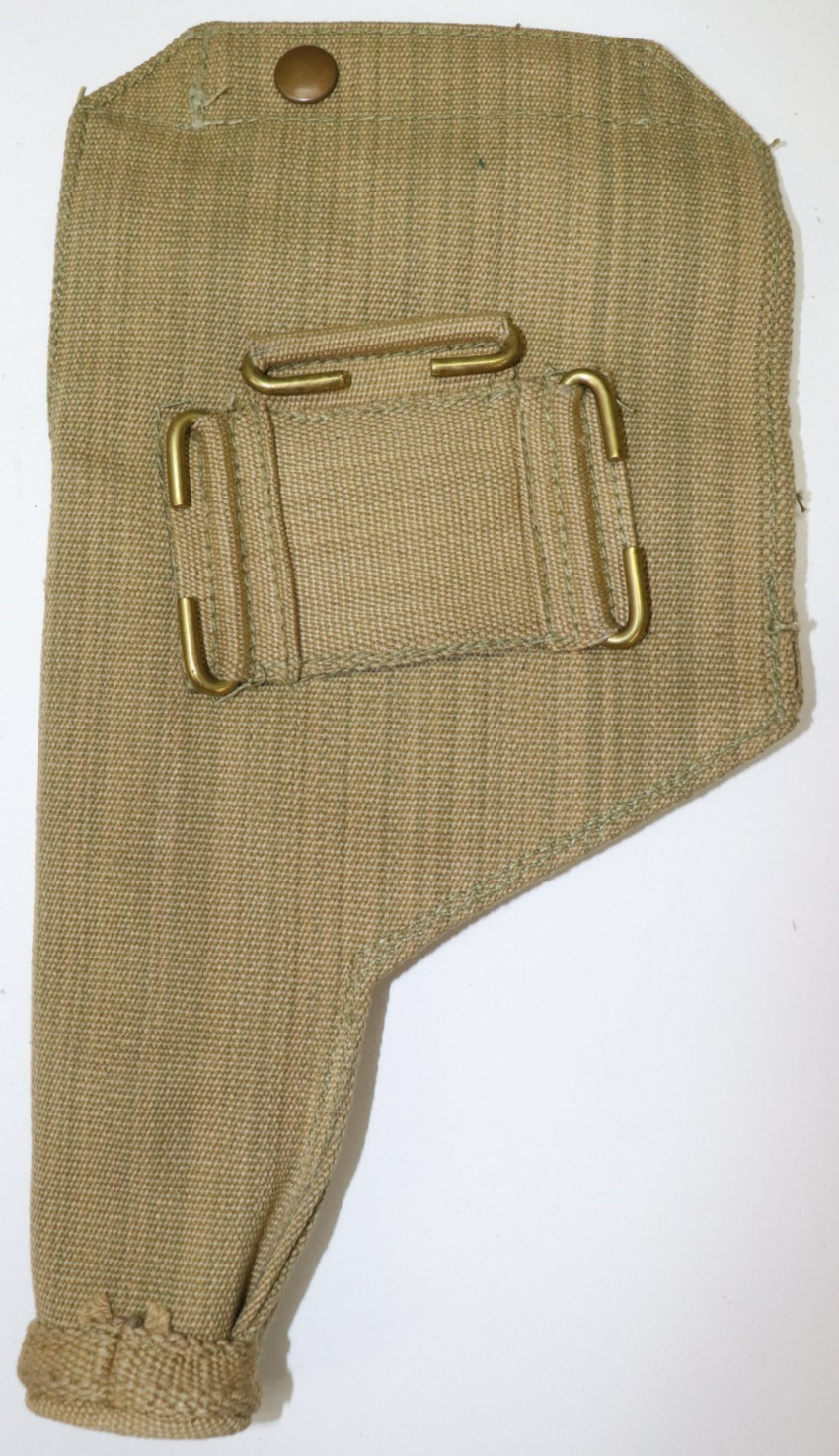 1944 British tan canvas 38 Webley holster unclear stamps each E1711