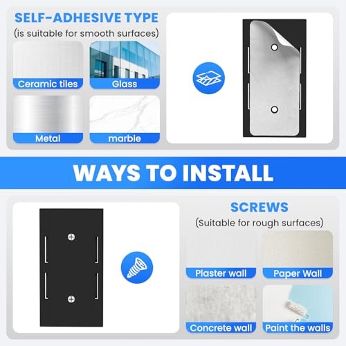 Baseball Cap Storage Rack Wall Mounted - 2-Pack - Holds 40 Caps, Space-Saving