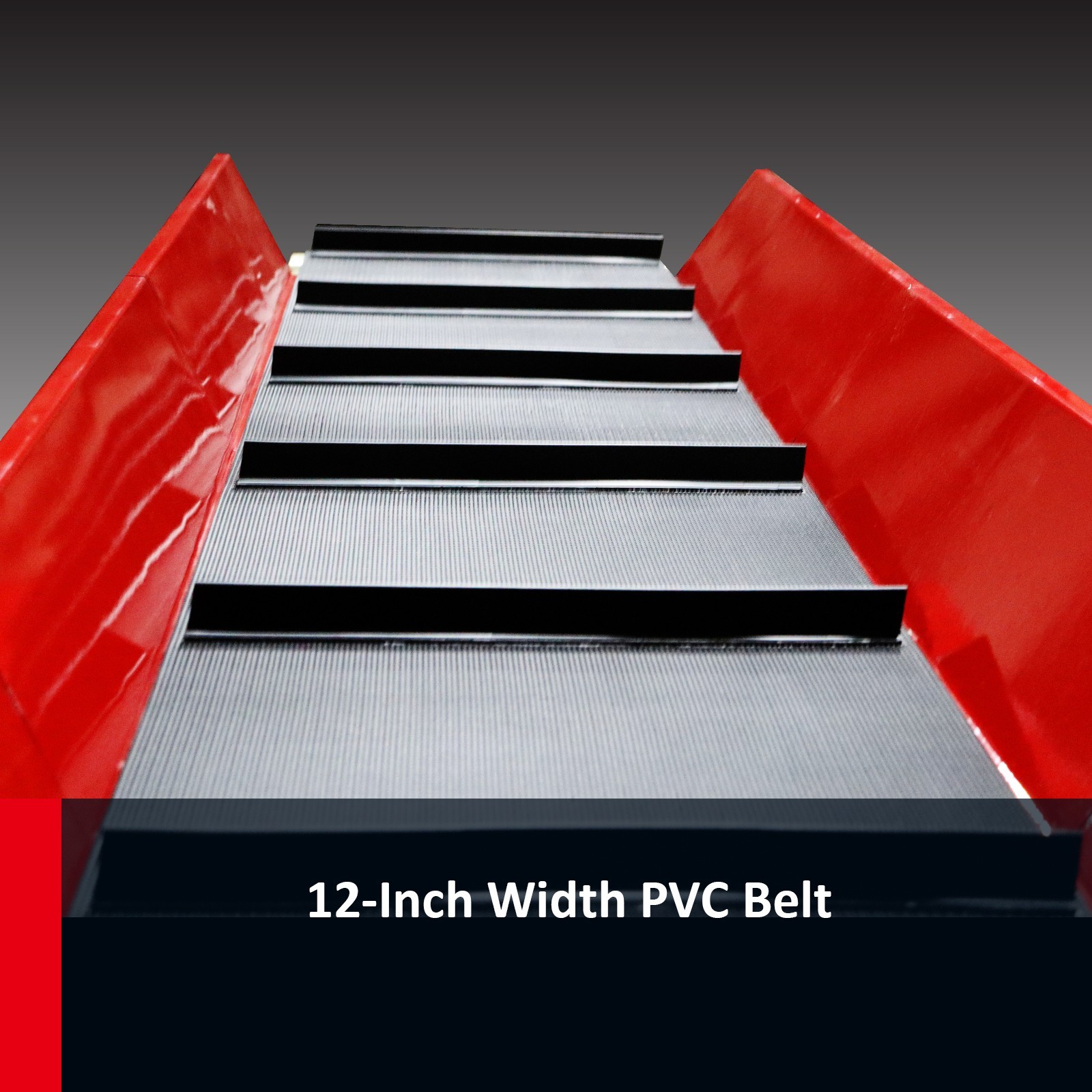 12" Firewood Conveyor 6.5HP Gas Powered 118in Lift Height Belt Log Elevator