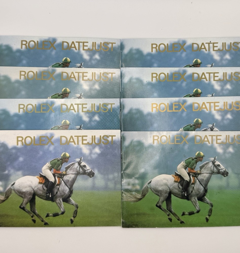 Rolex Datejust “Horse” Booklets