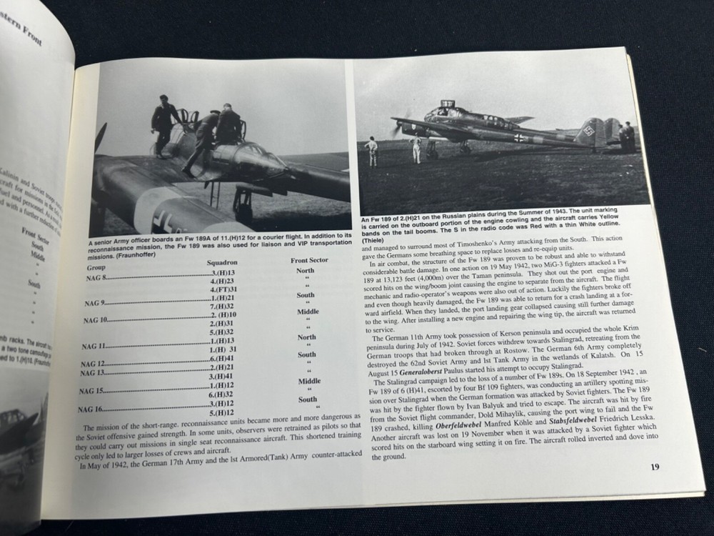 Fock-Wulf Fw 189 In Action Book