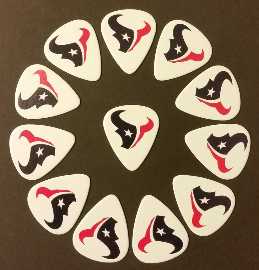 Houston Texans Logo Guitar Picks (12 picks) - (Buy 2, save 50% on 2nd)