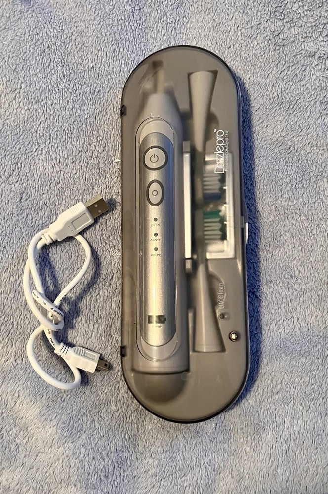 Dazzlepro Elements Sonic Toothbrush With UV Sanitizing Charging Case NWOT