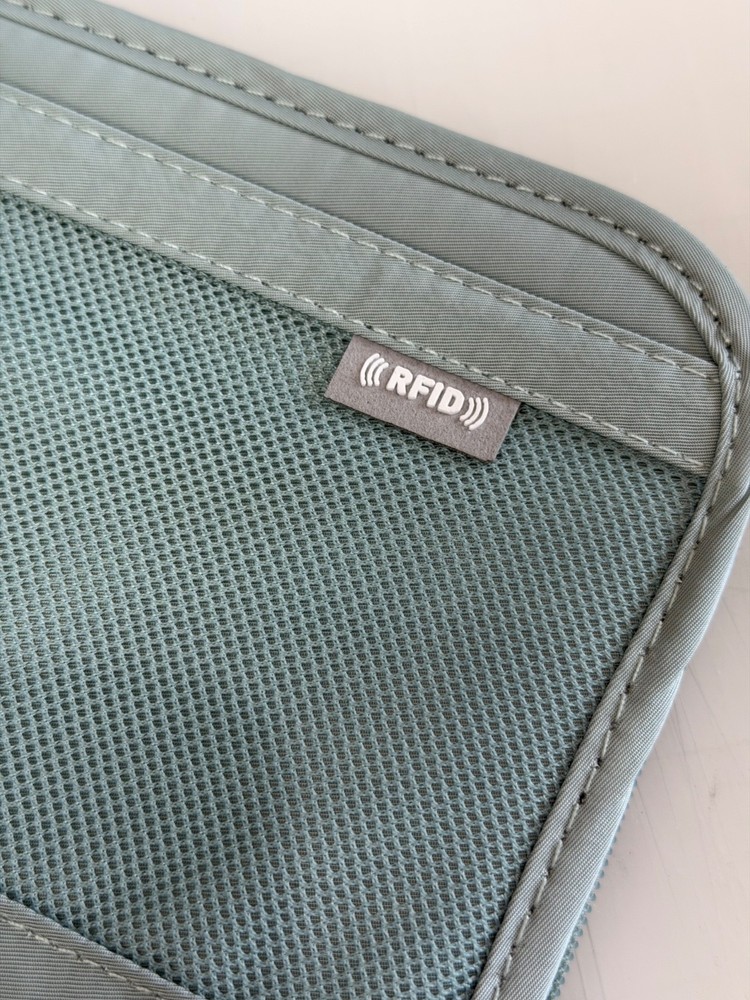 RFID Passport Wallet - Green