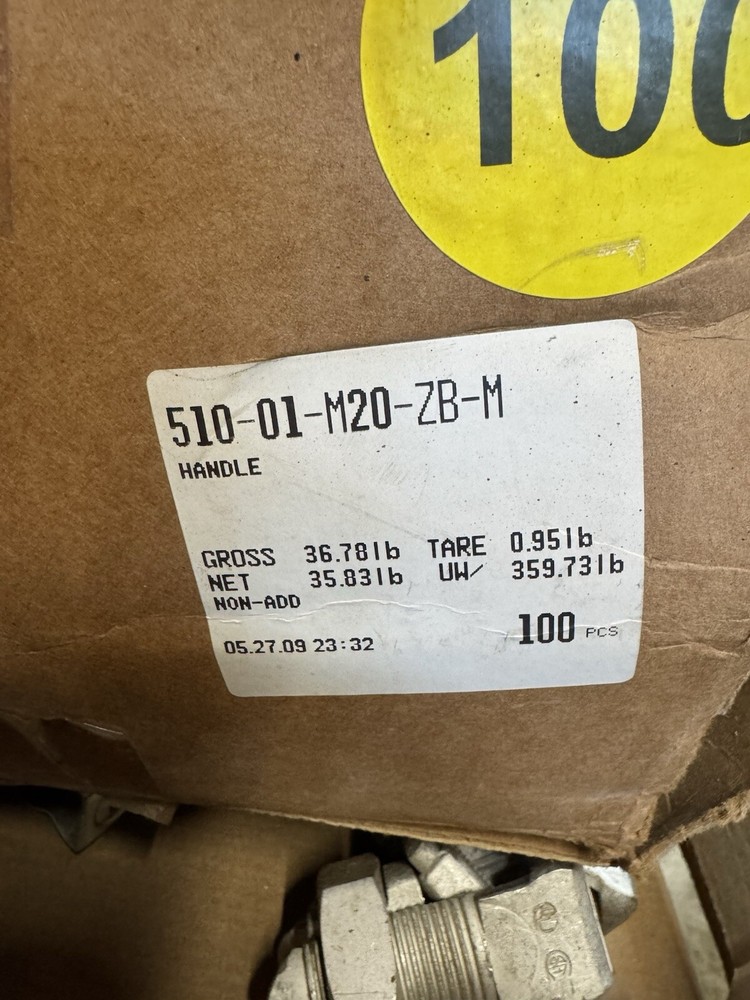 Qty 2 Nielsen/sessions BOX CARRY HANDLE 4” NOS