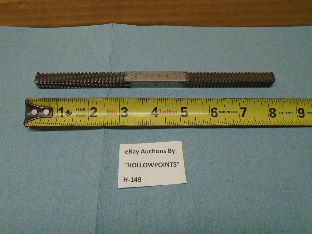 MAC Tools USA TR-2 Thread Restoring File RH or LH Threads 8 Pitch Sizes H149