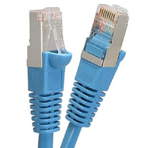 Cat6 Shielded SSTP Ethernet Booted Patch Cable 0.5 1ft 2ft 3ft 5ft 7ft 10ft lot