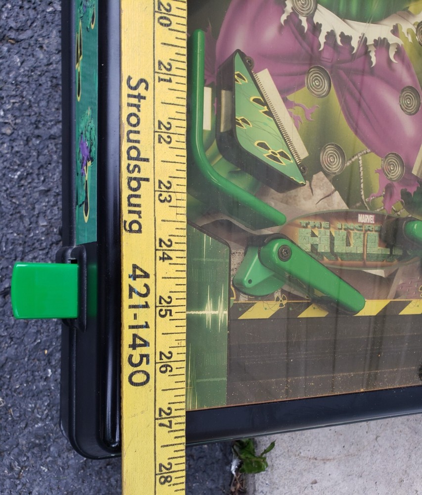 2003 incredible hulk marvel pinball machine