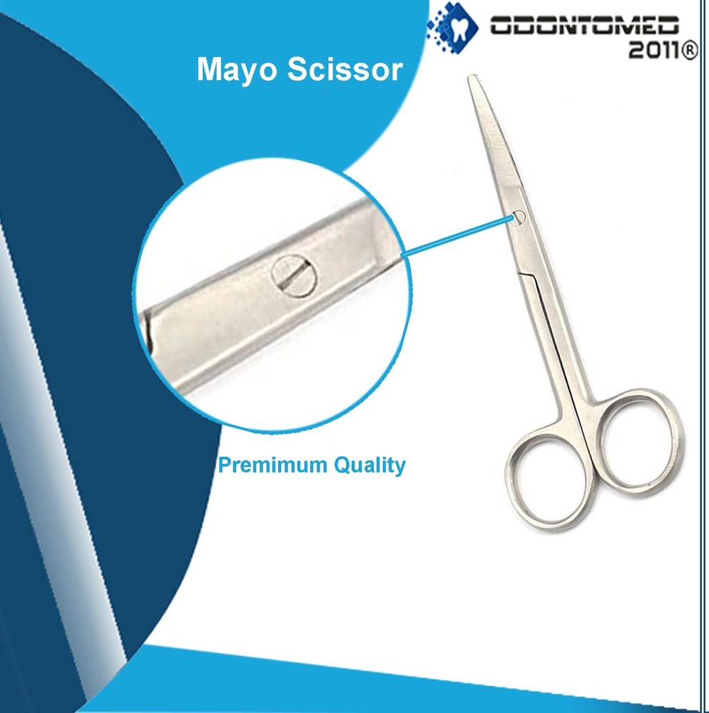 Mayo Scissors 5.5" Curved Surgical Veterinary instruments