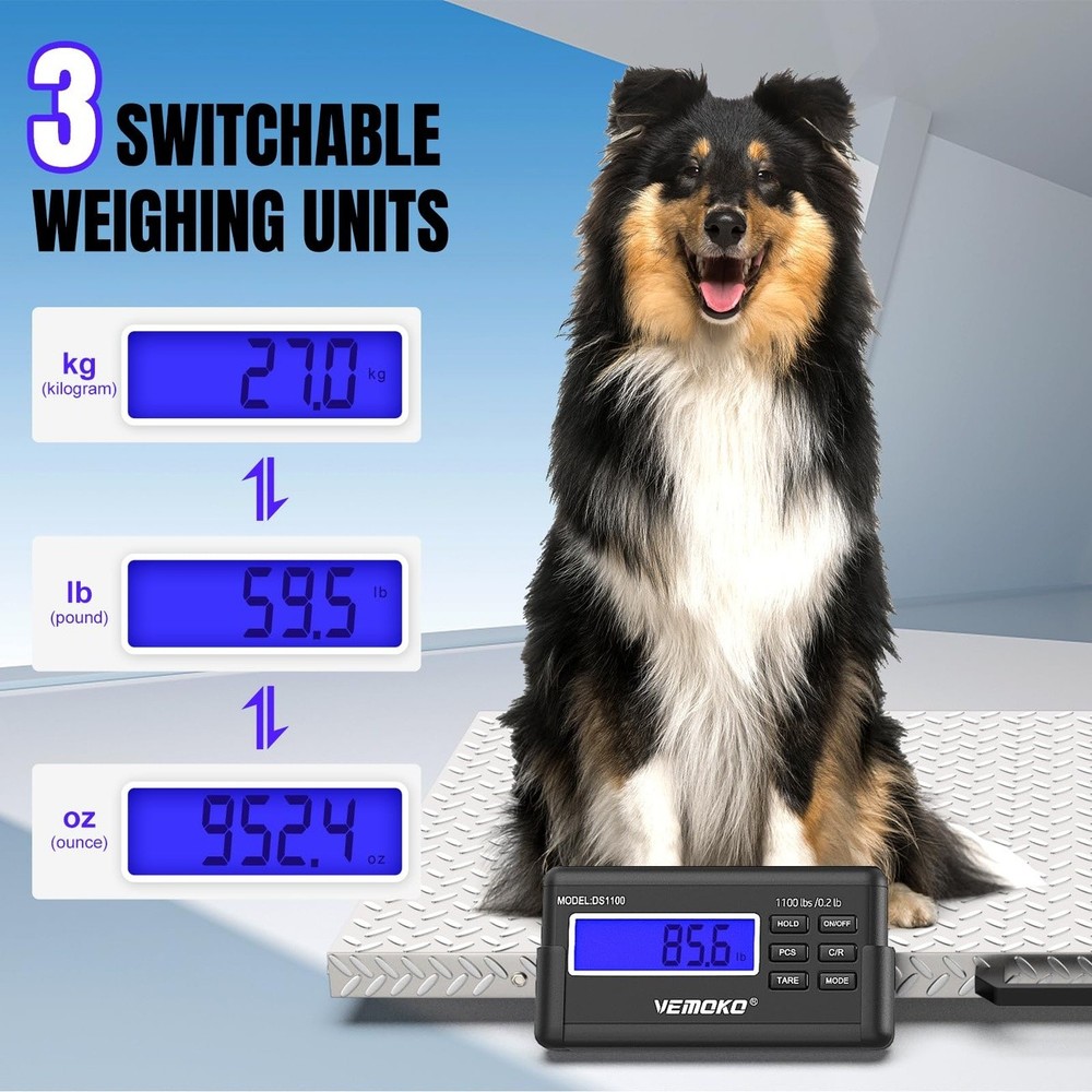 1100LB Dog Scale Livestock Digital Scale