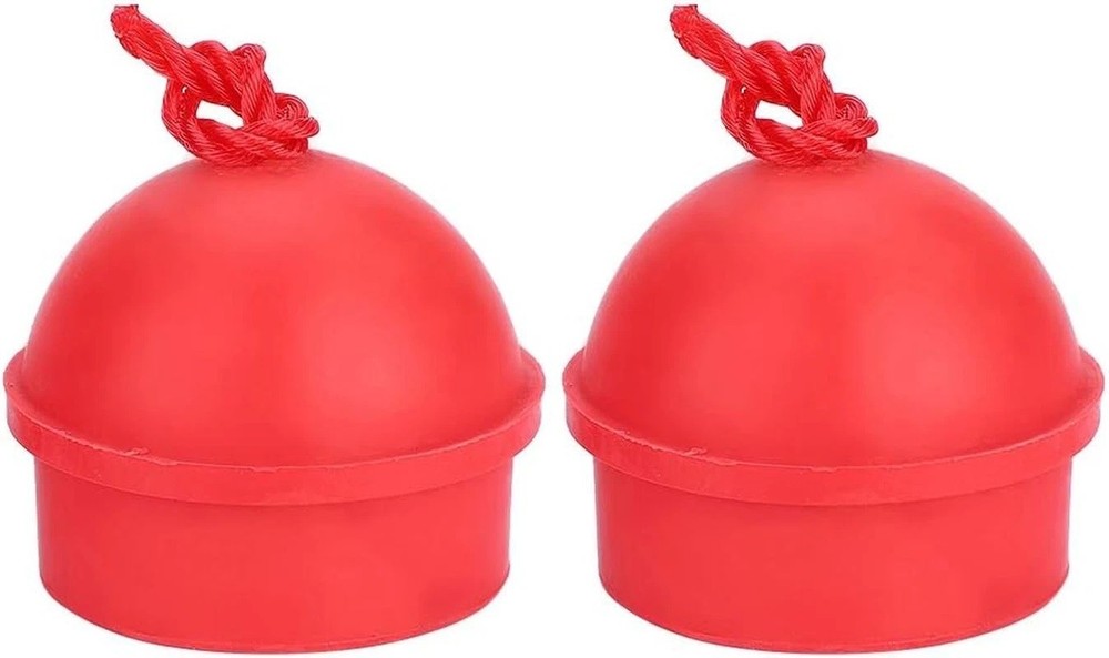 Cuetec 2 Pcs Rubber Pool Cue Table Chalk Holder with String and Chalk Included