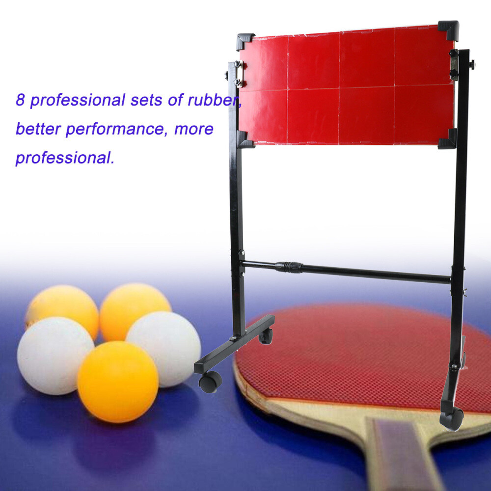Table Tennis Return Board Ping Pong Rebound Board Single Self-study with Tripod