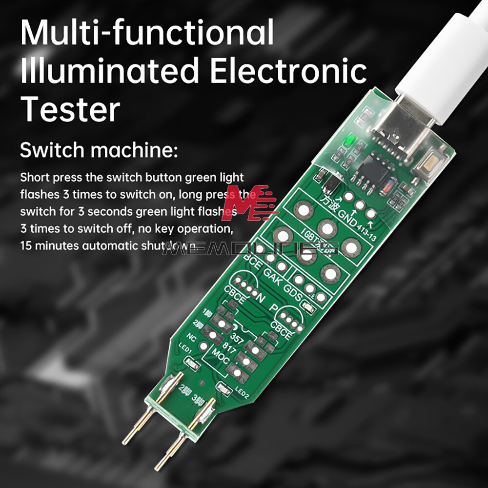 Multi-functional Light-emitting Electronic Tester Triode MOS IGBT Repair Tester