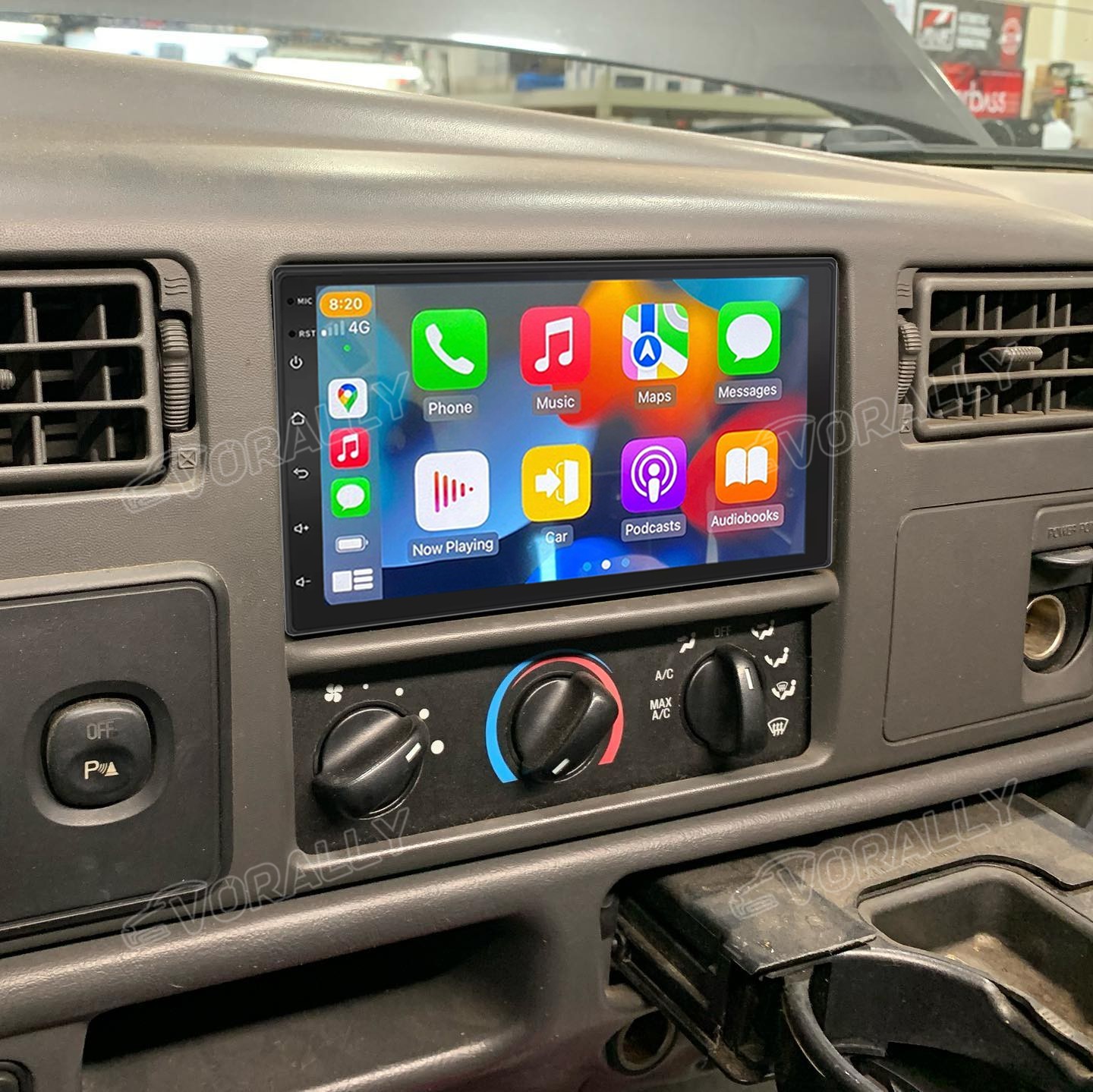 For 1999-2004 Ford F250 F-350 Super Duty Carplay Stereo Radio Android 15 Navi BT
