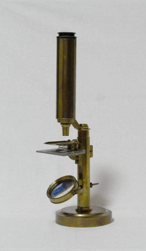 microscope antique collectible Peter Dolond's achromatic microscope