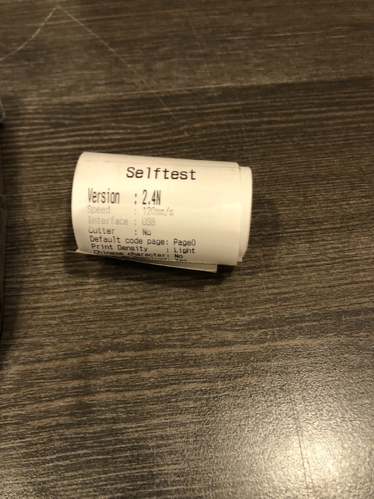 2" Thermal Receipt Printer USB POS System Compatible Cash Drawer Support