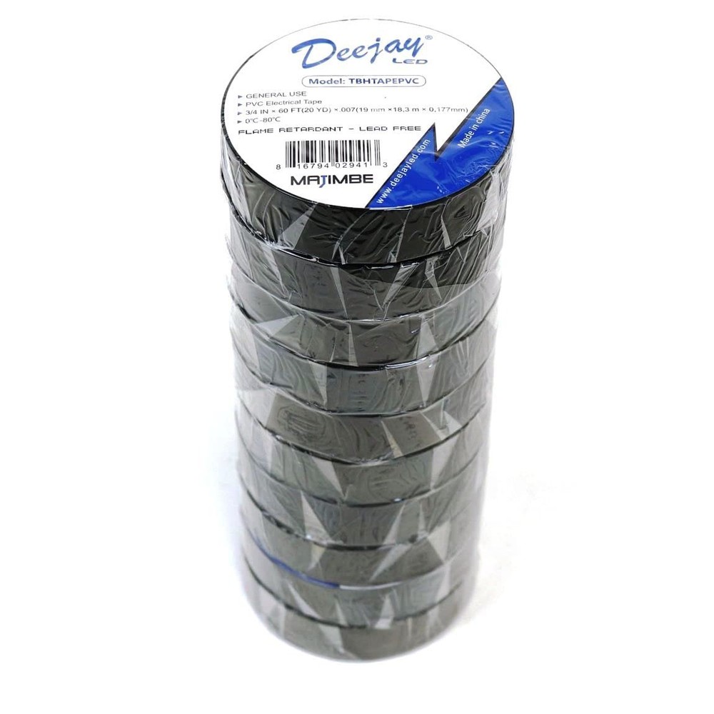 DEEJAYLED PVC Electrical Tape 6 10 PAC